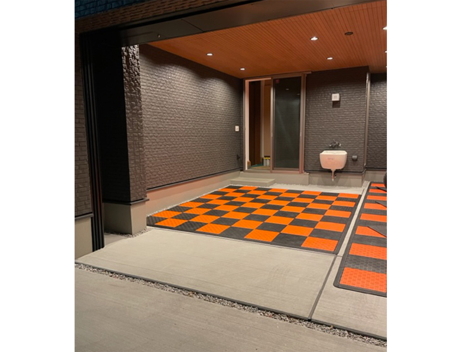 TECTile テックタイル 3小間セット 2枚目カラー：パープル(108枚) / 1枚目カラー：パープル(108枚) / 防炎ラベルちょう付：なし