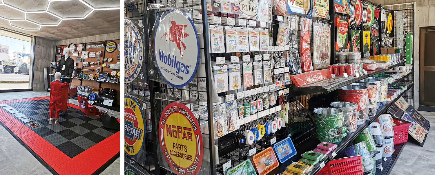 クラフトメイク　ガレージ　おしゃれなタイル テックタイル